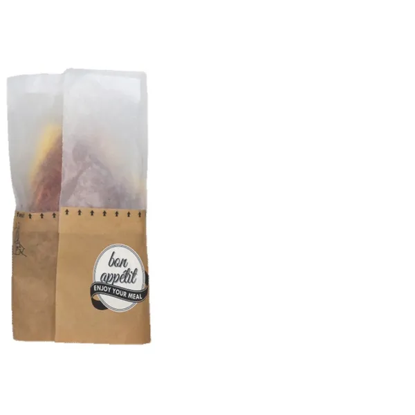 Bolsa para sandwich y snacks Fifty/Fifty "L" c/ventana de papel