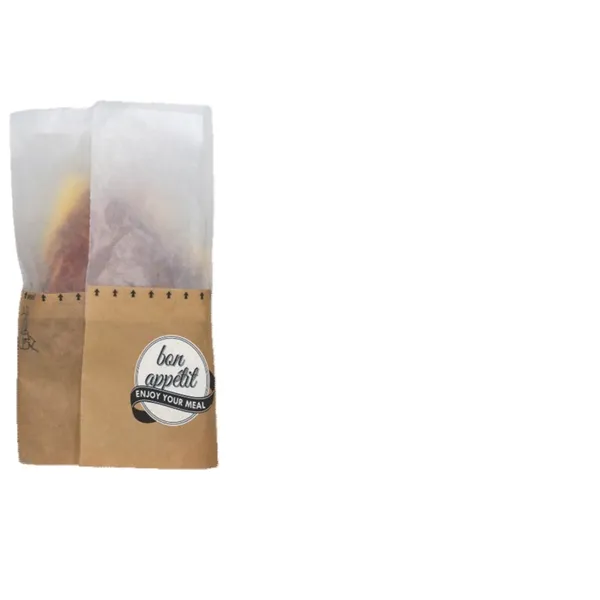 Bolsa para sandwich y snacks Fifty/Fifty "M" c/ventana de papel